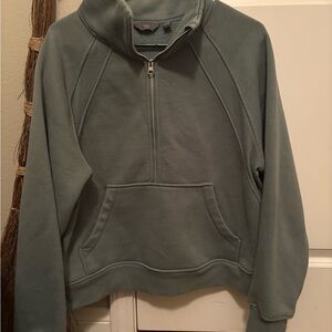 Danskin Teal Zip-Up Sweatshirt